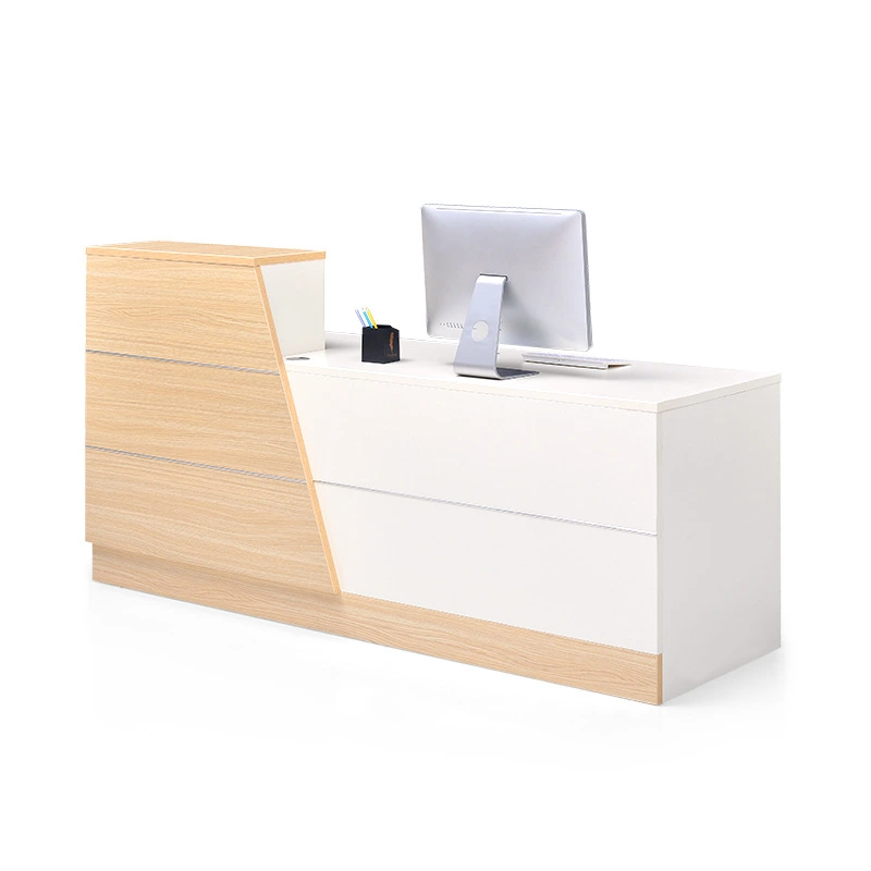 Bàn quầy lễ tân hiện đại 2m -QLTDK01