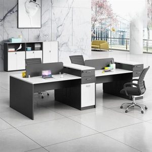 Cụm Bàn Làm Việc 4 Người Có Hộc - CBLVDK07