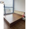 Mẫu giường ngủ cao cấp có đệm đầu giường - GNDK01