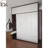 Tủ treo quần áo liền bàn trang điểm hiện đại - TQADK04