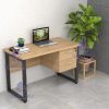 Bàn làm việc chân sắt hộc treo – BLVDK32
