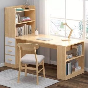 Bàn làm việc kèm giá sách tại nhà – BLVDK45