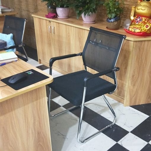 Ghế Chân Quỳ Chéo Lưới Lưng Thấp – GQDK14
