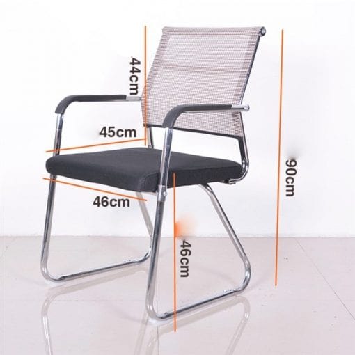 Ghế Chân Quỳ Chéo Lưới Lưng Thấp – GQDK14
